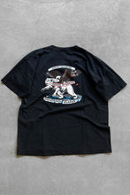 画像をギャラリービューアに読み込む, MADE IN USA 92&#39;S ANCHORAGE MOTORCYCLE T-SHIRT / BLACK [SIZE: L USED]
