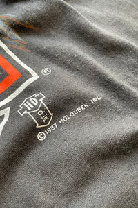 MADE IN USA 87'S HARLEY-DAVIDSON T-SHIRT / BLACK [SIZE: L USED]
