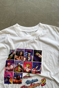 94'S VIRTUA FIGHTER 2 SEGA VIDEO GAME T-SHIRT / WHITE[SIZE: M USED]
