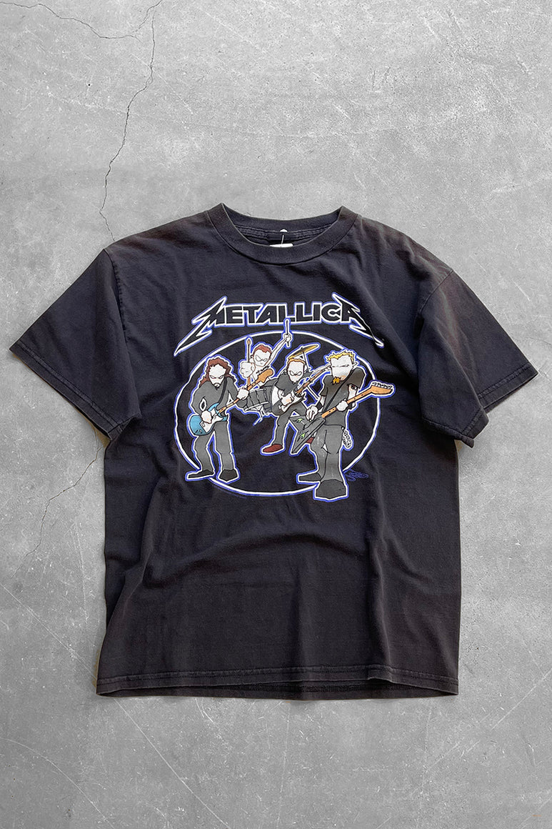 Y2K EALRY 00'S METALLICA BAND T-SHIRT / BLACK [SIZE: M相当 USED]