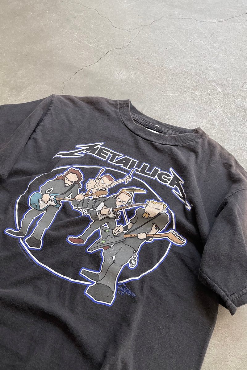Y2K EARLY 00'S METALLICA BAND T-SHIRT / BLACK [SIZE: M Equivalent USED]