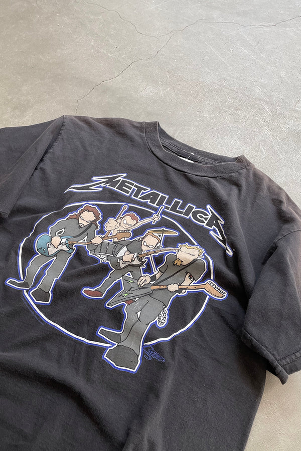 Y2K EARLY 00'S METALLICA BAND T-SHIRT / BLACK [SIZE: M Equivalent USED]