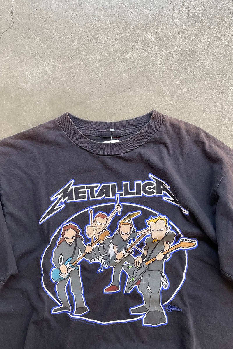 Y2K EARLY 00'S METALLICA BAND T-SHIRT / BLACK [SIZE: M Equivalent USED]