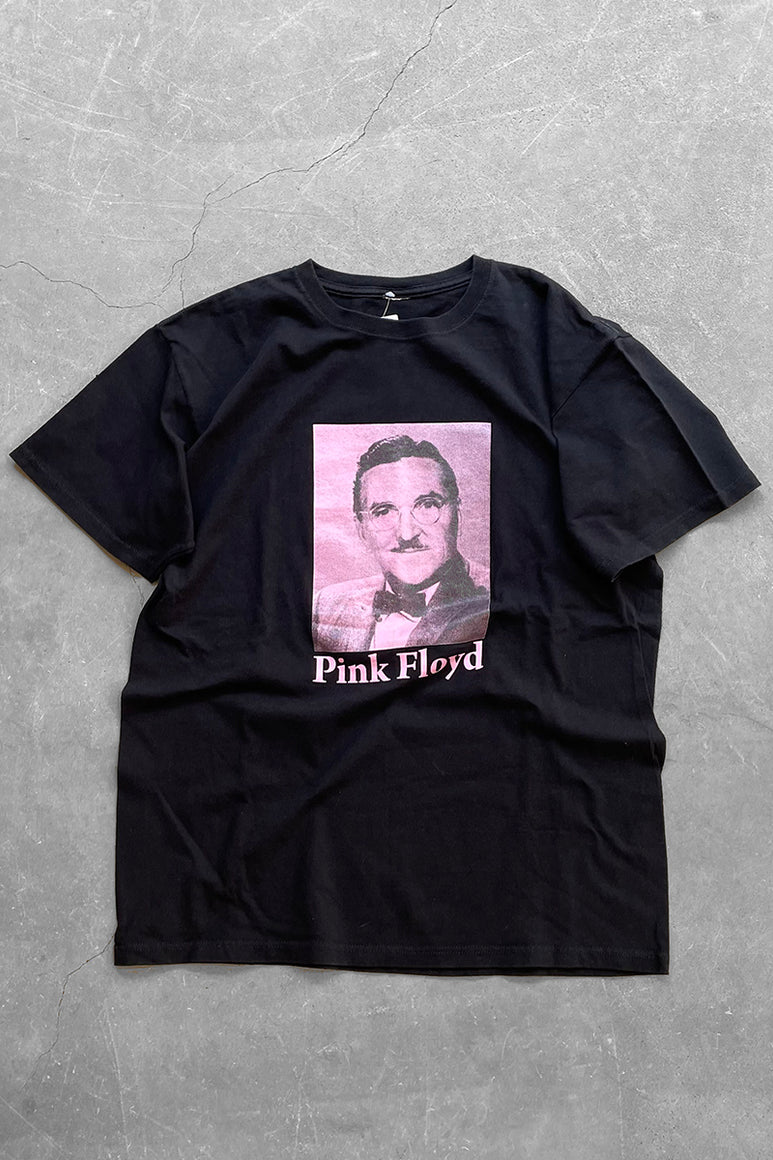 PINK FLOYD LAWSON PARODY T-SHIRT / BLACK [SIZE: L相当 USED]