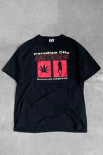 画像をギャラリービューアに読み込む, AMSTERDAM MESSAGE T-SHIRT / BLACK [SIZE: L USED]
