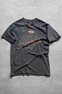 MADE IN USA 01'S SHUT UP AND RIDE T-SHIRT / BLACK [SIZE: L USED]