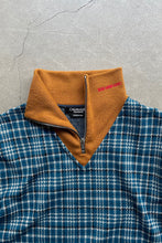 画像をギャラリービューアに読み込む, MADE IN ITALY 18&#39;S HALF-ZIP KNITTED SWEATSHIRT RAF SIMONS期 / CHECK[SIZE: L USED]
