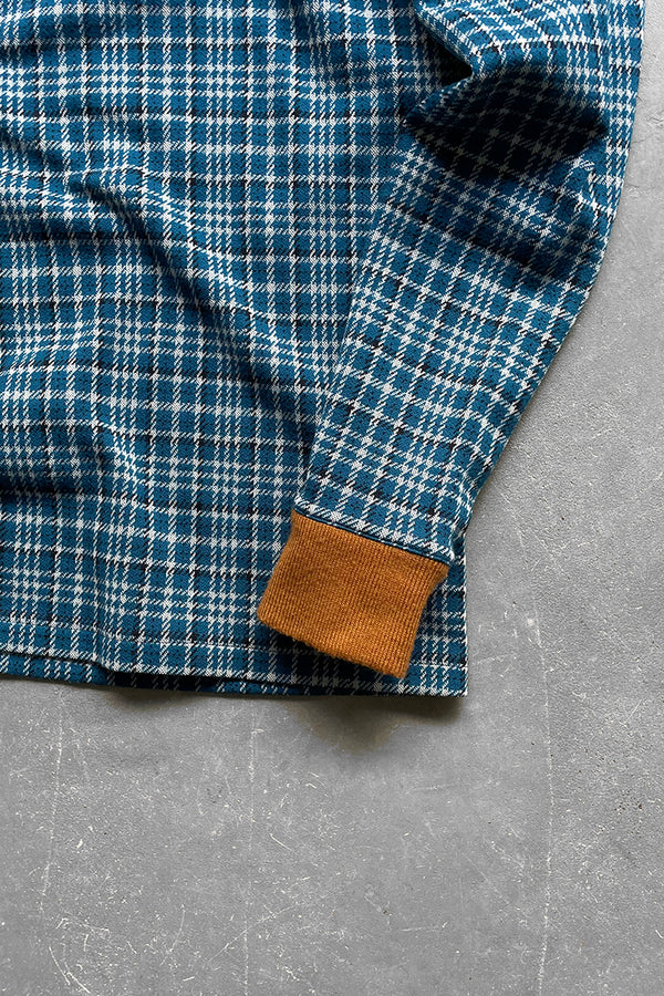 MADE IN ITALY 18S HALF-ZIP KNITTED SWEATSHIRT RAF SIMONS Period / CHECK[SIZE: L USED]