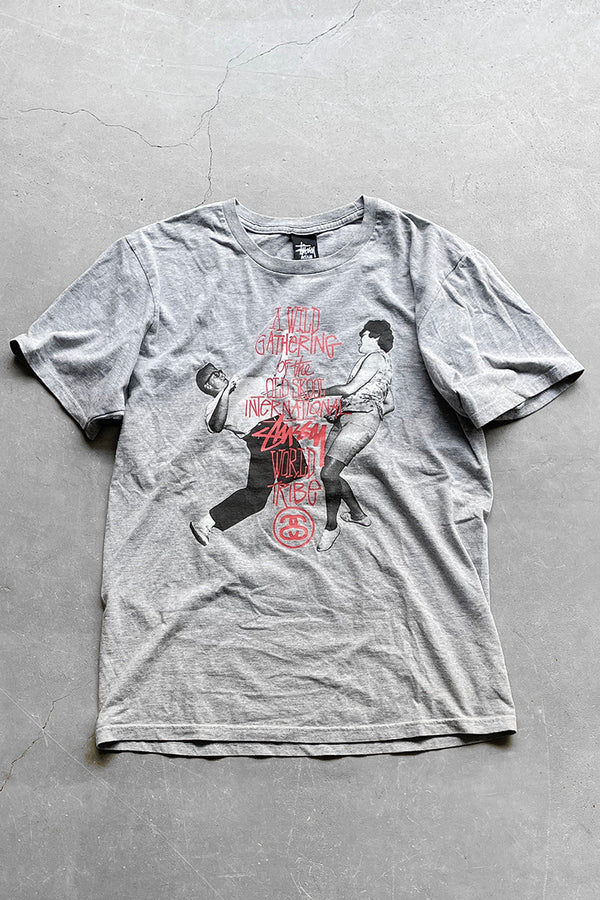 MADE IN MEXICO A WILD GATHERING T-SHIRT / GRAY [SIZE: M USED]