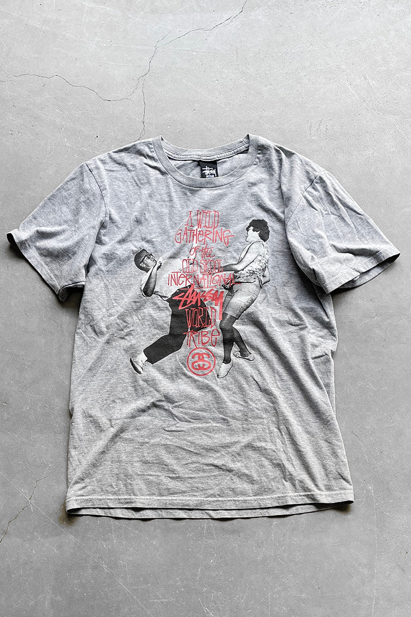MADE IN MEXICO A WILD GATHERING T-SHIRT / GRAY [SIZE: M USED]