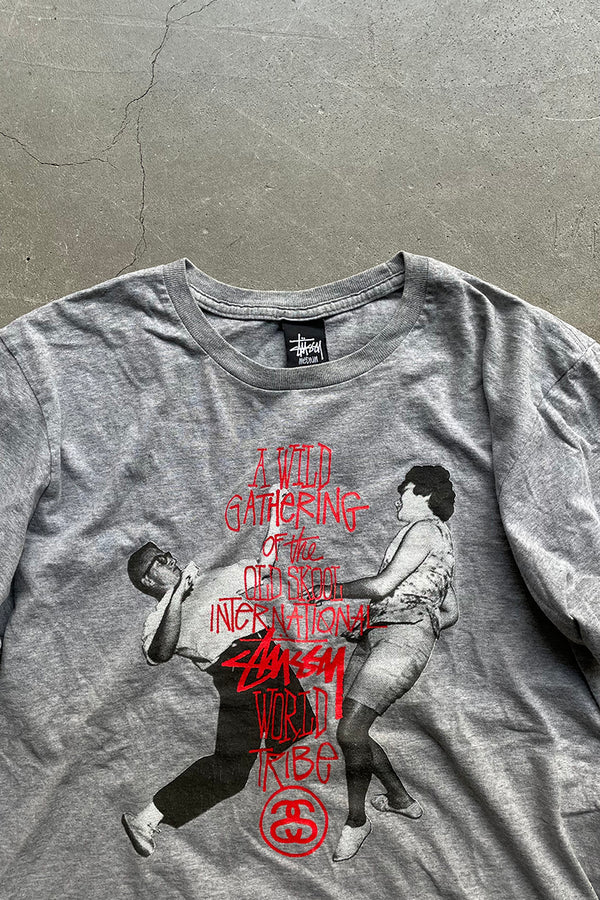 MADE IN MEXICO A WILD GATHERING T-SHIRT / GRAY [SIZE: M USED]