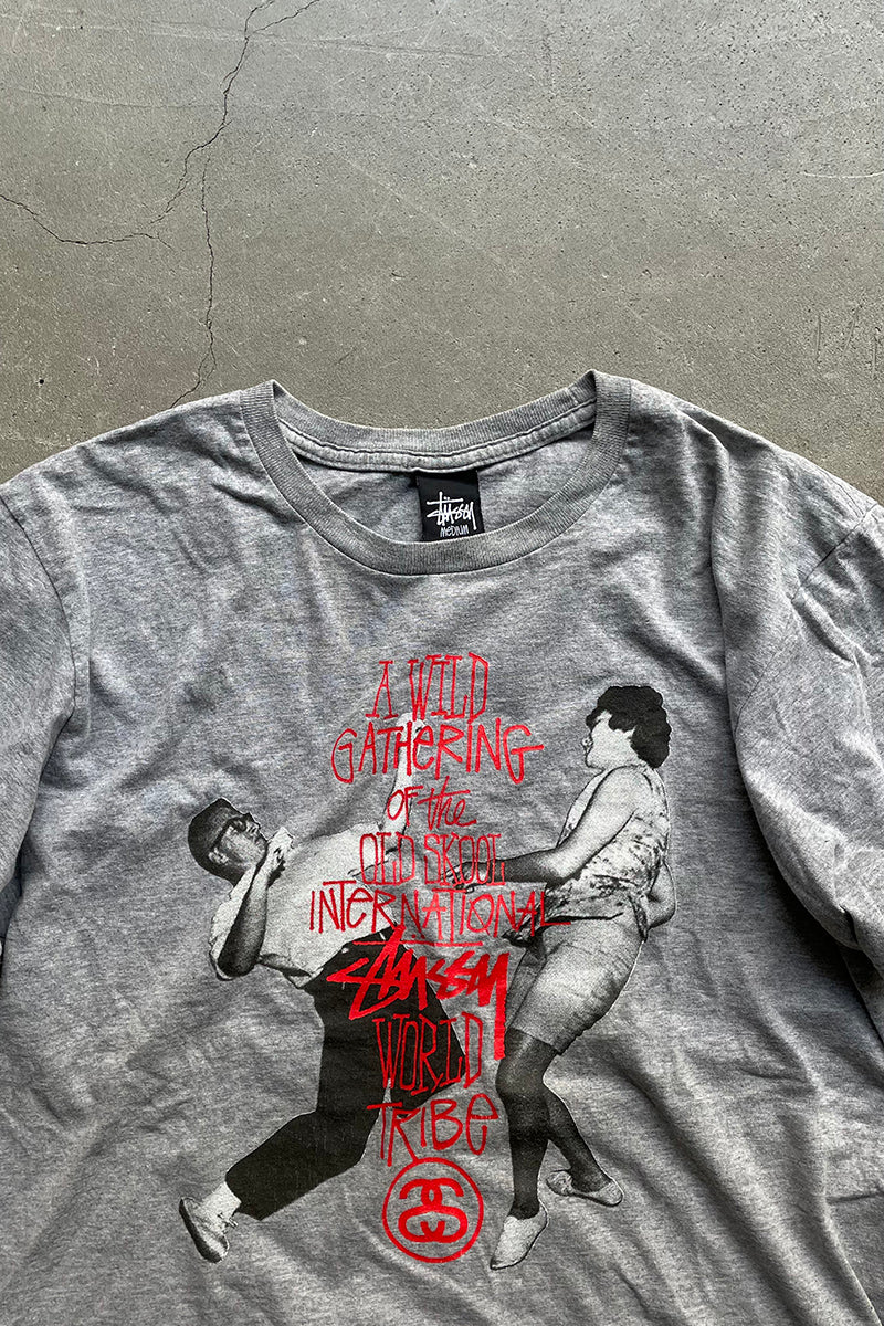 MADE IN MEXICO A WILD GATHERING T-SHIRT / GRAY [SIZE: M USED]
