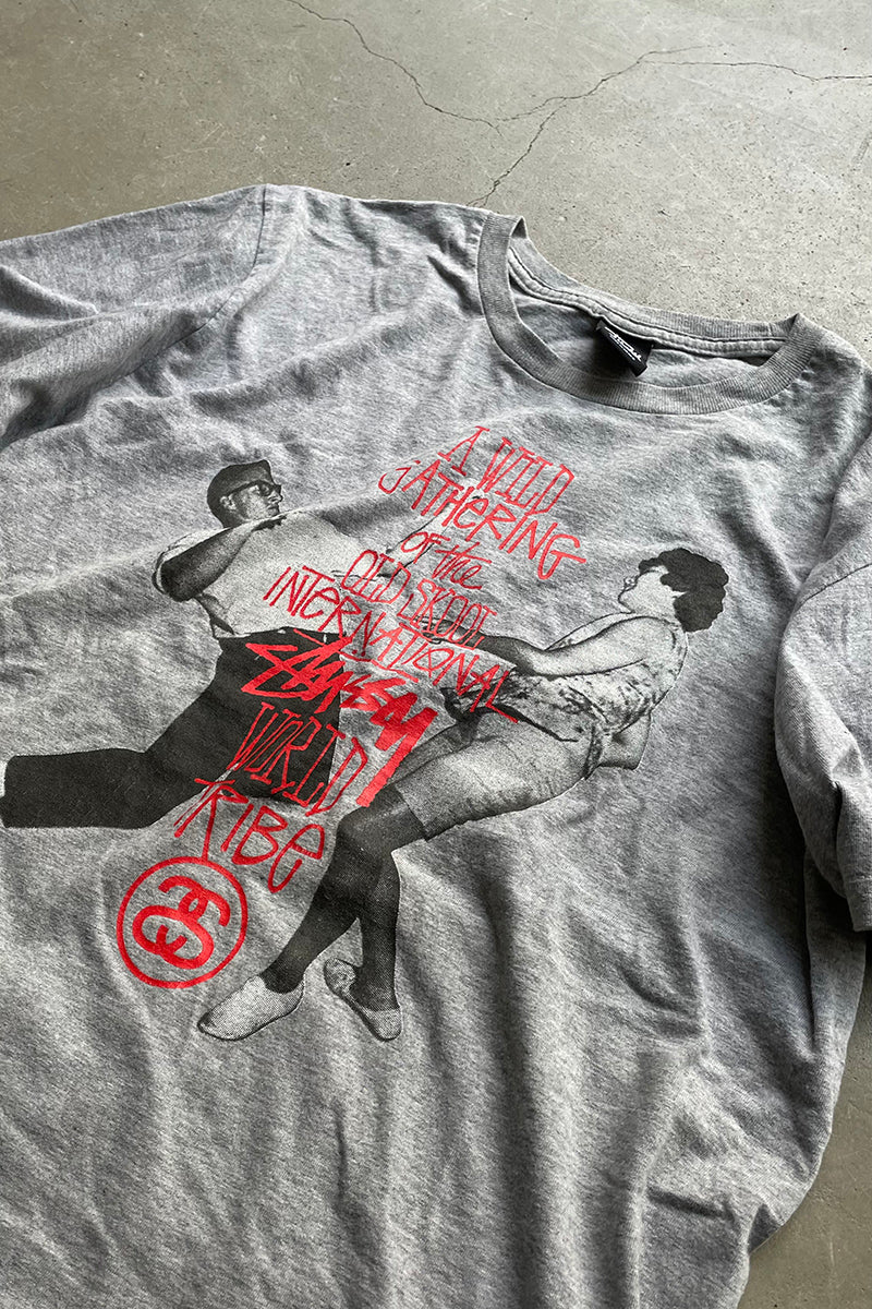MADE IN MEXICO A WILD GATHERING T-SHIRT / GRAY [SIZE: M USED]