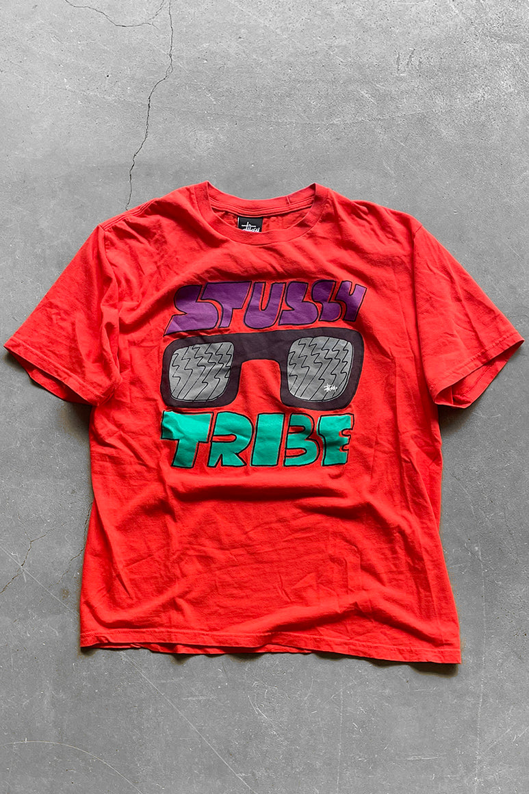 MADE IN MEXICO TRIBE T-SHIRT / ORANGE [SIZE: M USED]