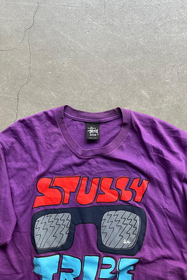 MADE IN MEXICO TRIBE T-SHIRT / PURPLE [SIZE: M USED]