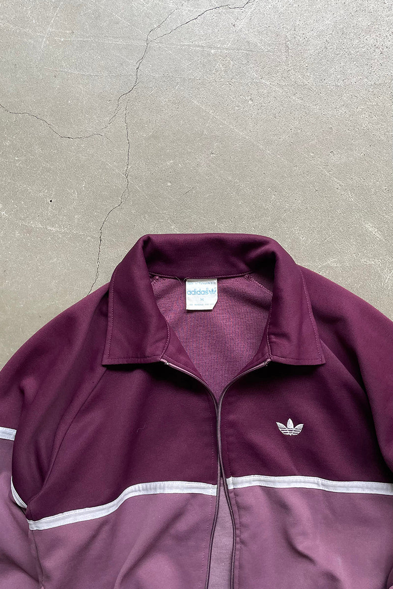 70'S TRACK JACKET / BURUNDY [SIZE: M USED]