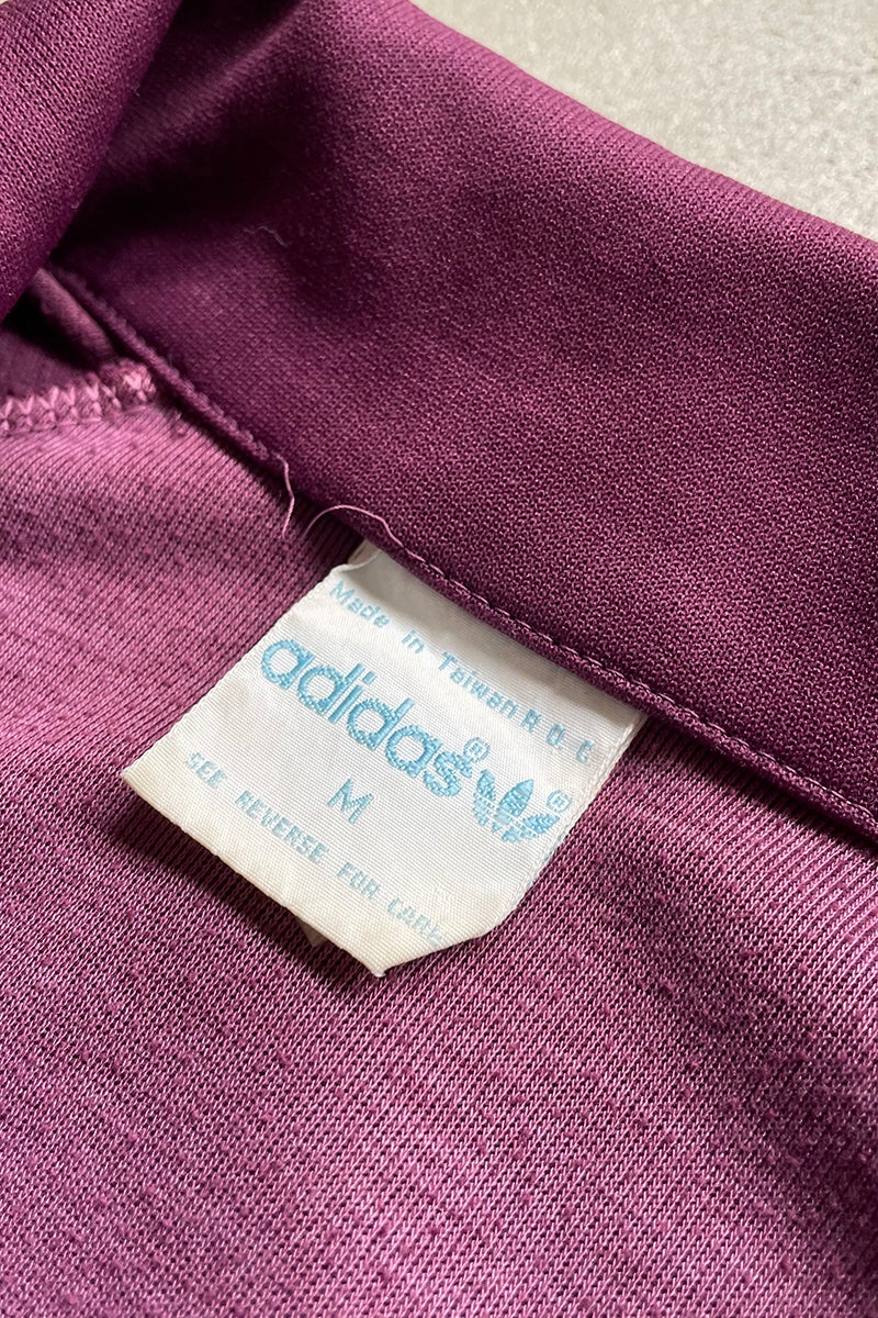 70'S TRACK JACKET / BURUNDY [SIZE: M USED]
