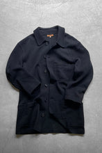 画像をギャラリービューアに読み込む, MADE IN ITALY 80&#39;S KNIT JACKET  / BLACK [SIZE: 40 USED]
