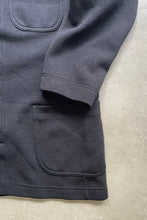 画像をギャラリービューアに読み込む, MADE IN ITALY 80&#39;S KNIT JACKET  / BLACK [SIZE: 40 USED]
