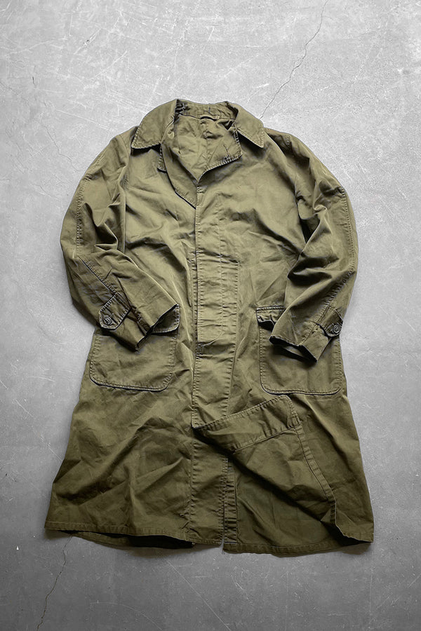80-90'S ARMY COAT / KHAKI [SIZE: M USED]