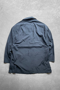 90'S ZIP UP NYLON JACKET / NAVY [SIZE: L USED]