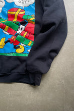 画像をギャラリービューアに読み込む, MADE IN USA 90&#39;S MICKEY SWEATSHIRT / BLACK [SIZE: L USED]
