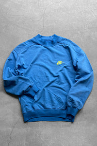 90'S LOGO SWEATSHIRT / BLUE [SIZE: M USED]