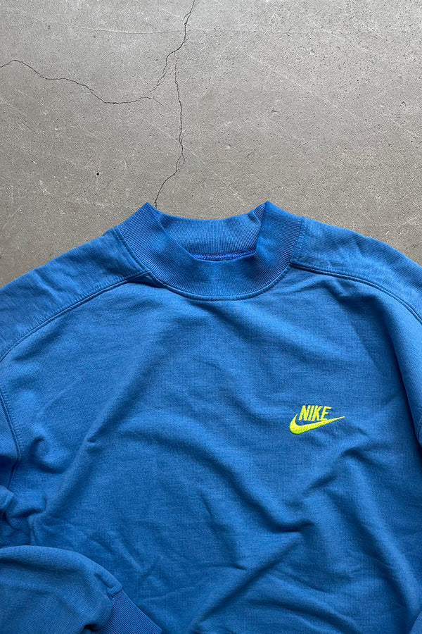 90'S LOGO SWEATSHIRT / BLUE [SIZE: M USED]