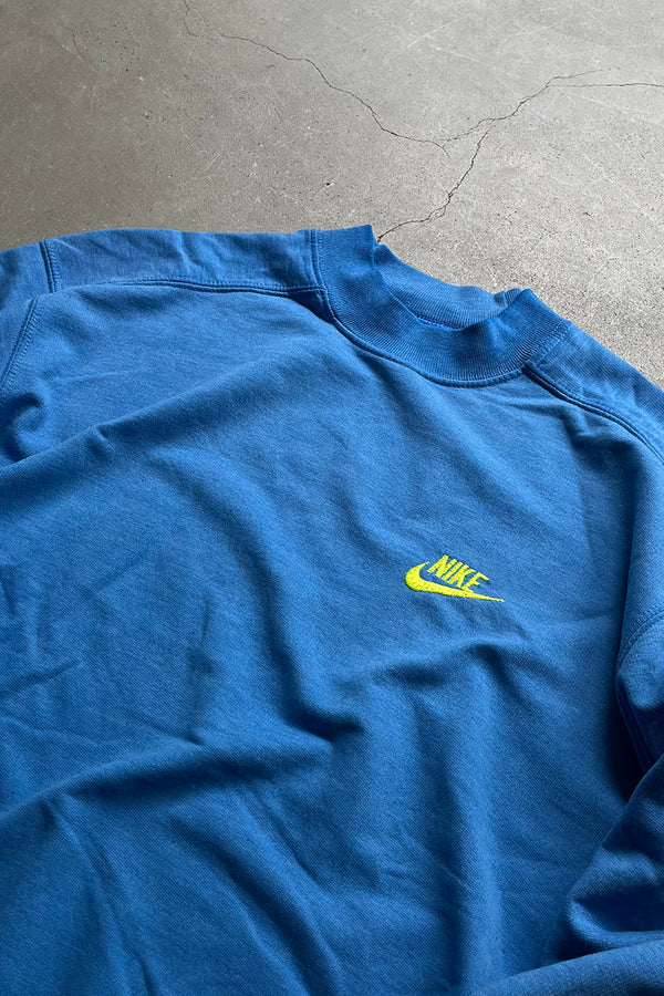 90'S LOGO SWEATSHIRT / BLUE [SIZE: M USED]