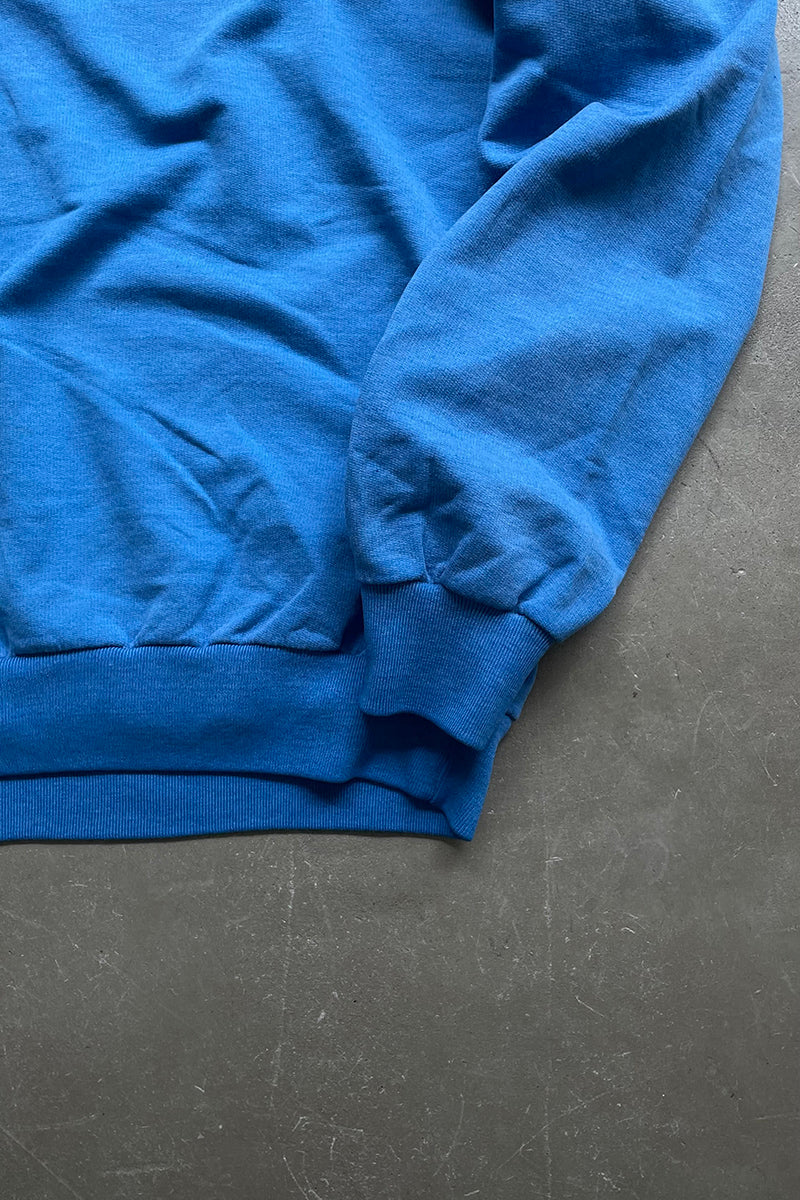 90'S LOGO SWEATSHIRT / BLUE [SIZE: M USED]