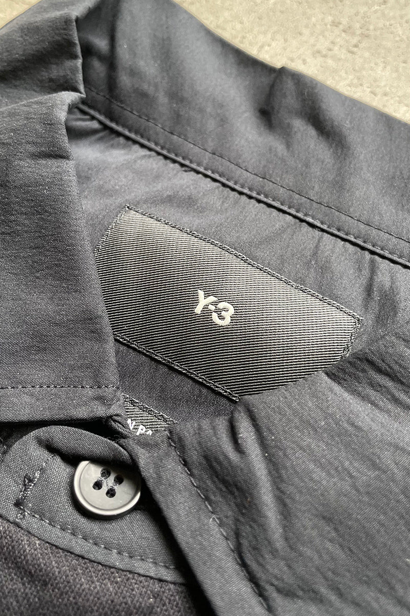 S/S COTTON POLO SHIRT / BLACK [SIZE: XS USED]