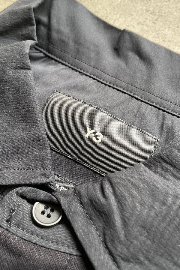 S/S COTTON POLO SHIRT / BLACK [SIZE: XS USED]
