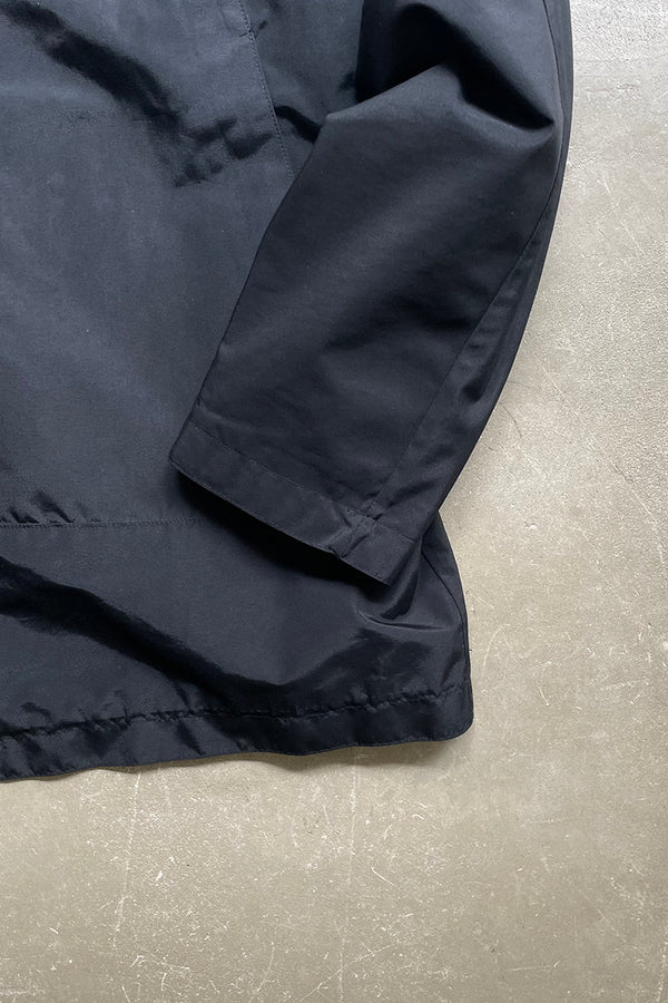 Y2K EARLY 00'S ZIP UP NYLON JACKET / BLACK [SIZE: XS USED]