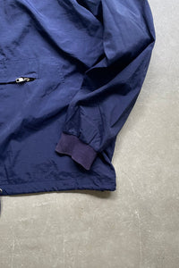 90'S PULL OVER NYLON JACKET / NAVY [SIZE: S USED]