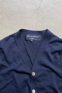 MADE IN JAPAN COTTON KNIT CARDIGAN / NAVY［SIZE: L USED]