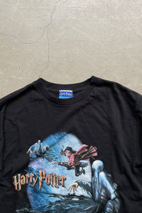 Y2K 04'S MOVIE GRAPHIC T-SHIRT / BLACK [SIZE: M USED]