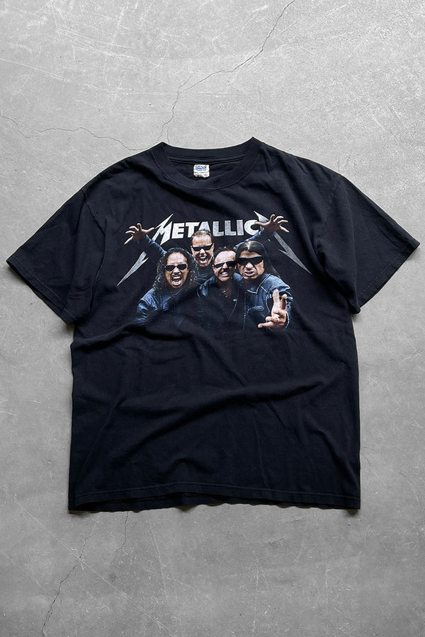 Y2K 08'S METALLICA WORLD MAGNETIC TOUR T-SHIRT / BLACK [SIZE: M USED]