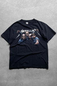 Y2K 08'S METALLICA WORLD MAGNETIC TOUR T-SHIRT / BLACK [SIZE: M USED]