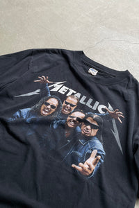Y2K 08'S METALLICA WORLD MAGNETIC TOUR T-SHIRT / BLACK [SIZE: M USED]