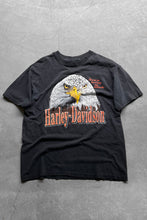画像をギャラリービューアに読み込む, MADE IN USA 90&#39;S EAGLE PRINT T-SHIRT / BLACK [SIZE: XL USED]
