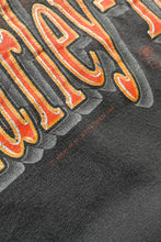 画像をギャラリービューアに読み込む, MADE IN USA 90&#39;S EAGLE PRINT T-SHIRT / BLACK [SIZE: XL USED]
