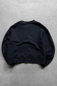 HEAVY TERRY GRAPHIC SWEATSHIRT / BLACK [SIZE: L USED]