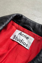 画像をギャラリービューアに読み込む, MADE IN TURKEY 17SS MERLYN OVERSIZED LEATHER BIKER JACKET / BLACK [SIZE: 40 USED]
