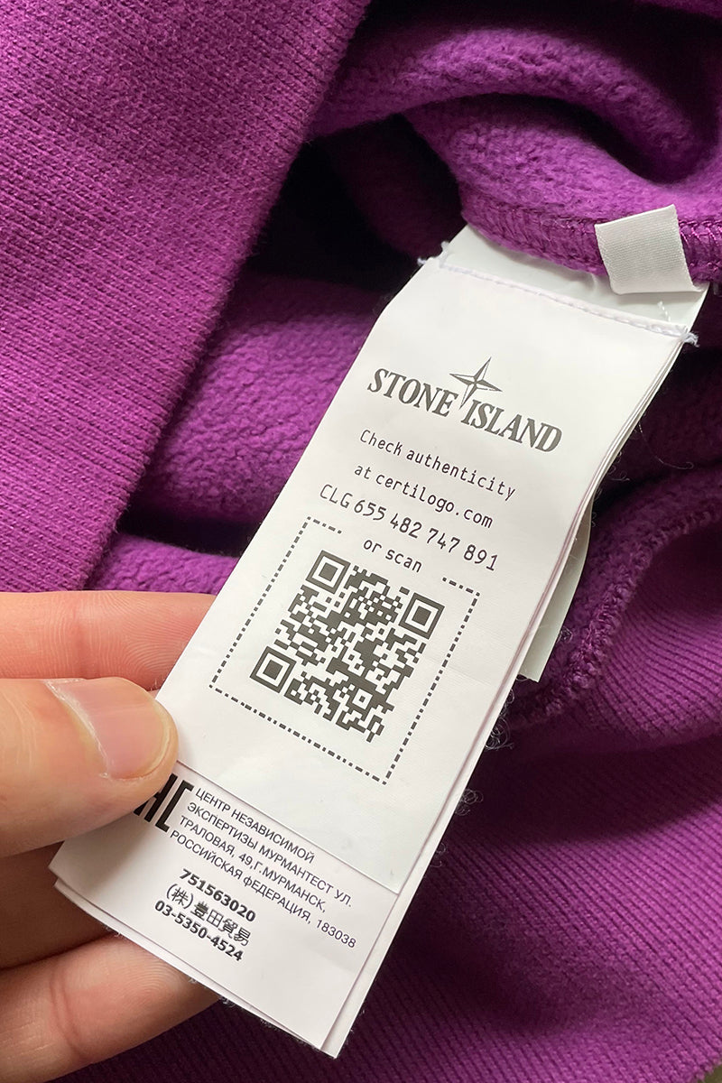 MADE IN TURKEY 21AW LOGO PATCH SWEATSHIRT / PURPLE [SIZE: XL USED]