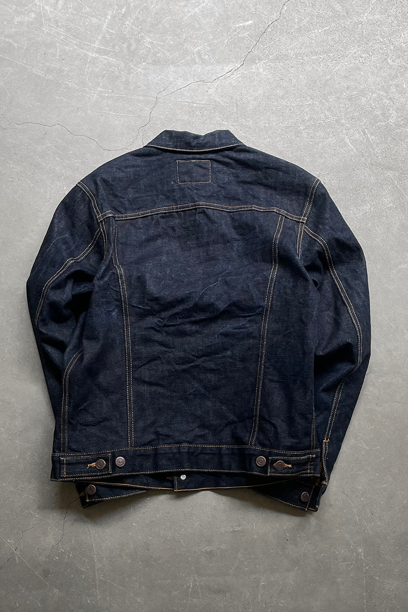MADE IN USA 12AW LEOPARD DENIM JACKET / INDIGO [SIZE: M USED]