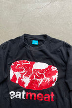 画像をギャラリービューアに読み込む, MADE IN MEXICO EAT MEAT SKATEBOARDING T-SHIRT / BLACK [SIZE: M USED]
