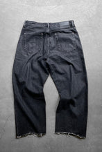 画像をギャラリービューアに読み込む, MADE IN ITALY 1991 DENIM PANTS / BLACK [SIZE: 31 USED]
