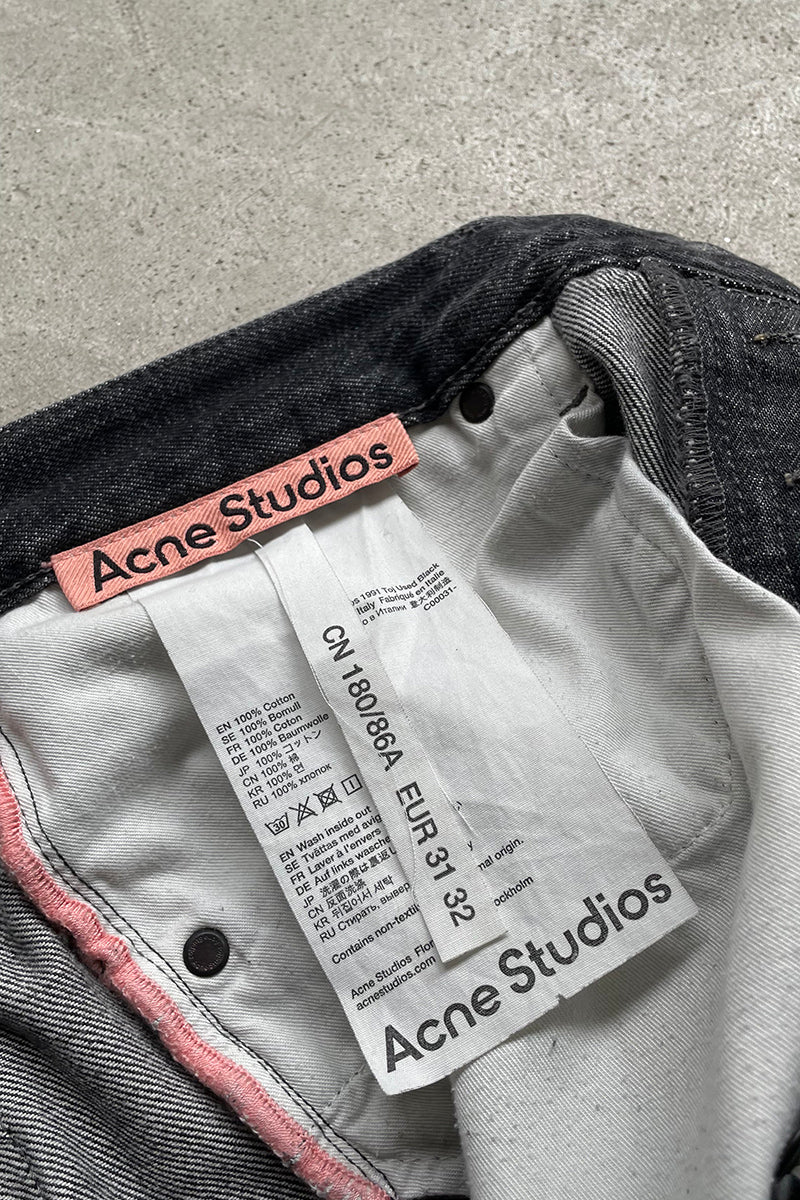 MADE IN ITALY 1991 DENIM PANTS / BLACK [SIZE: 31 USED]