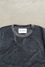 画像をギャラリービューアに読み込む, MELANGE VELOUR T-SHIRT / GRAY [SIZE: 46 USED]
