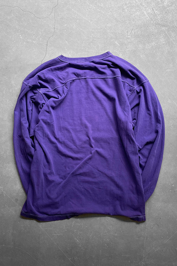 94'S NFL VIKINGS WARNER BROS L/S T-SHIRT / PURPLE [SIZE: XL USED]